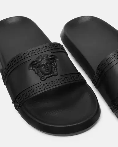 Versace Palazzo Rubber Sliders | Thumbnail 2