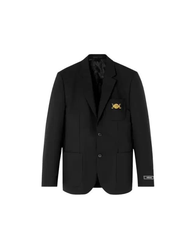 Versace Wool Slim Blazer