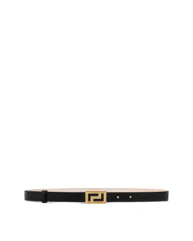 Versace Greca Goddess Leather Belt 2 cm | Thumbnail 1
