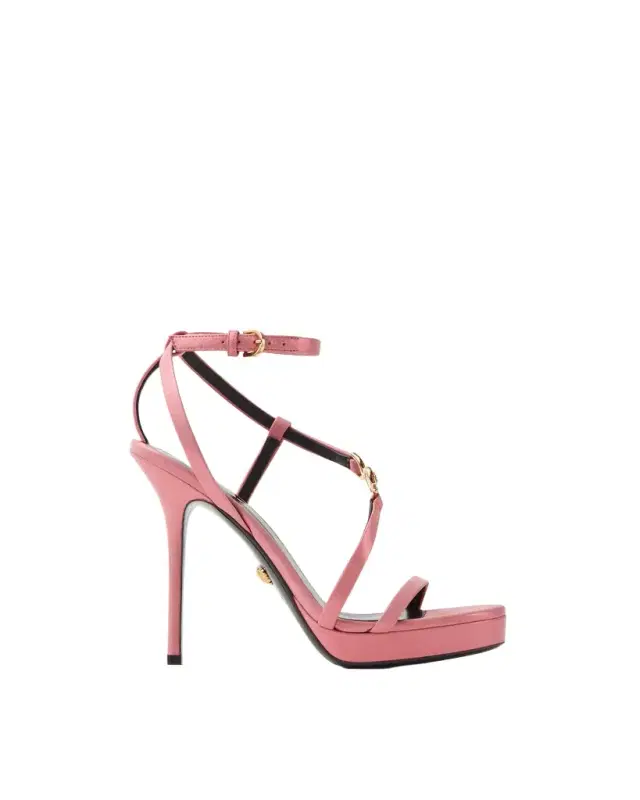 Versace Medusa '95 Embellished Leather Sandals 115 mm