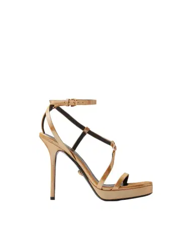 Versace Medusa '95 Embellished Leather Sandals 115 mm | Thumbnail 1 Versace Medusa '95 Embellished Leather Sandals 115 mm | Thumbnail 1