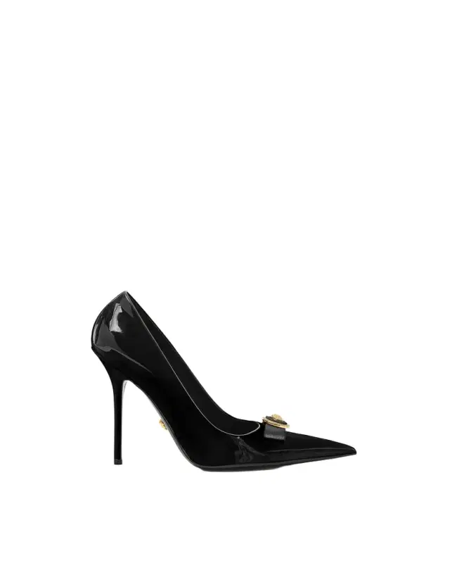 Versace Gianni Ribbon Patent Pumps 110 mm