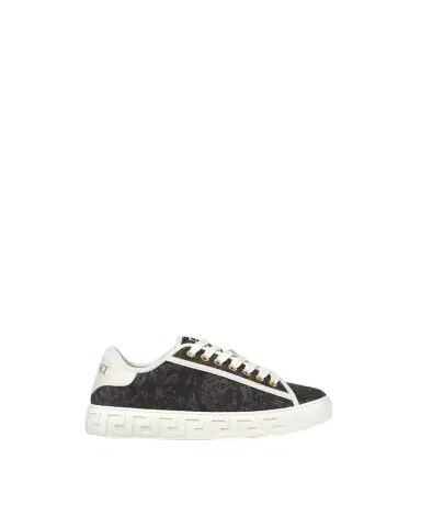 Versace Greca Jacquard Canvas Sneakers | Thumbnail 1