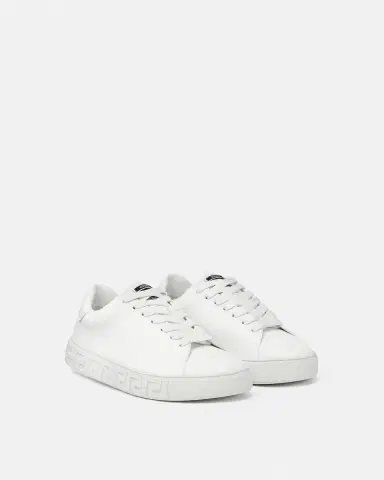 Versace Greca Nylon Sneakers | Thumbnail 2 Versace Greca Nylon Sneakers | Thumbnail 2