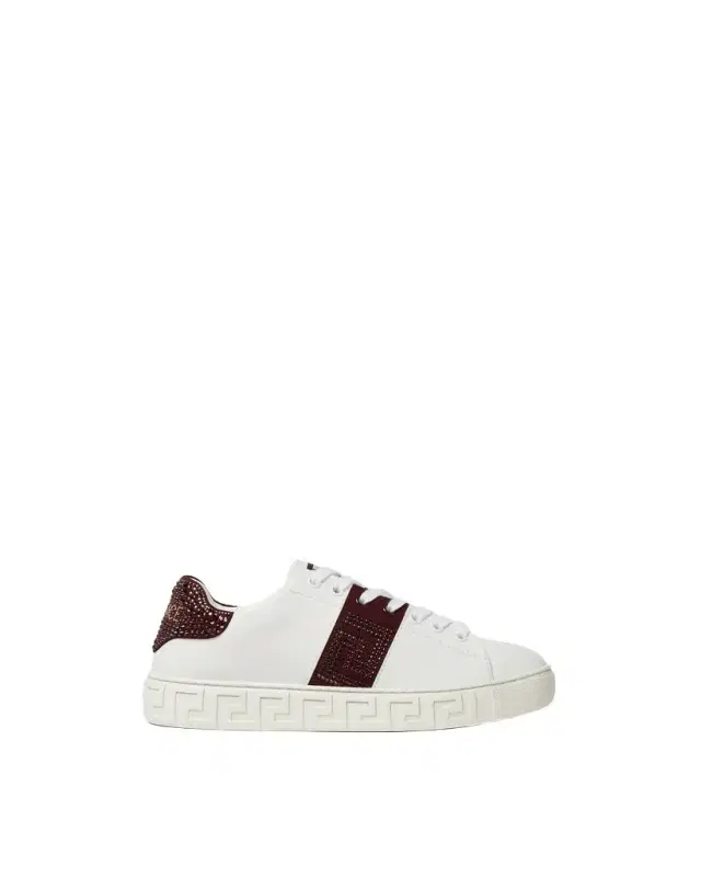 Versace Greca Embellished Nylon Sneakers