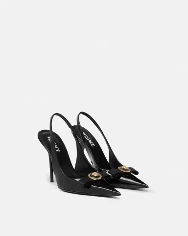 Versace Gianni Ribbon Patent Slingbacks 110 mm | Thumbnail 2 Versace Gianni Ribbon Patent Slingbacks 110 mm | Thumbnail 2