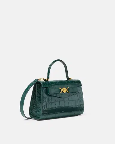 Versace Medusa '95 Croc-Effect Top-Handle | Thumbnail 2 Versace Medusa '95 Croc-Effect Top-Handle | Thumbnail 2