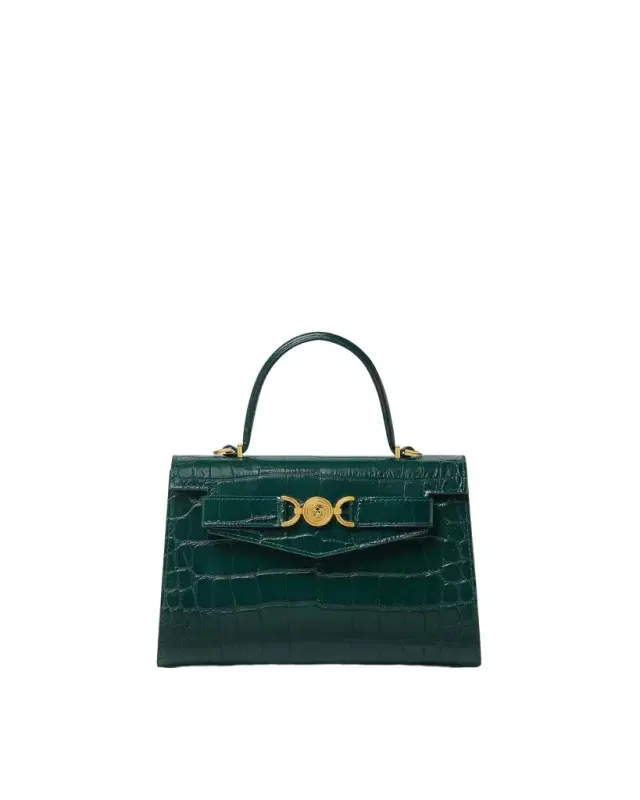 Versace Medusa '95 Croc-Effect Top-Handle