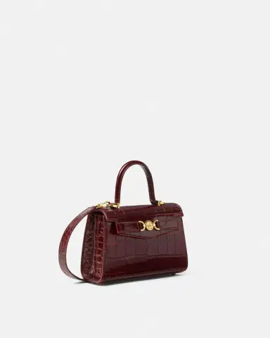 Versace Medusa '95 Small Croc-Effect Top-Handle | Thumbnail 2 Versace Medusa '95 Small Croc-Effect Top-Handle | Thumbnail 2