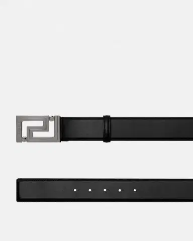 Versace Greca Leather Belt 1.6" | Thumbnail 2