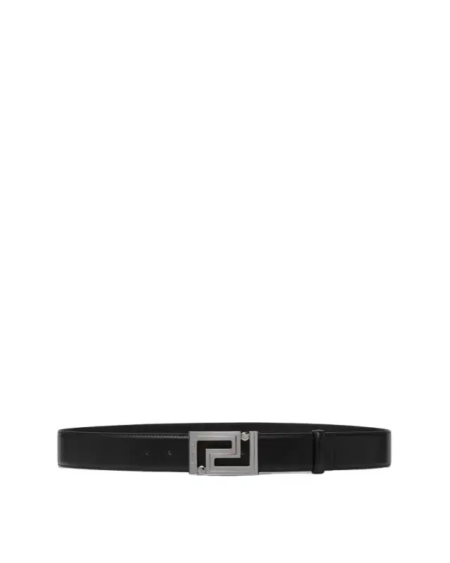 Greca Leather Belt 1.6"