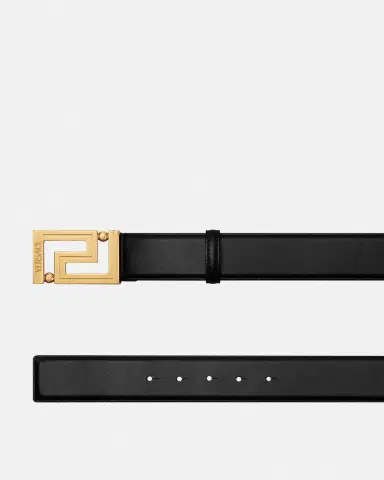 Versace Greca Leather Belt 1.6" | Thumbnail 2 Versace Greca Leather Belt 1.6" | Thumbnail 2