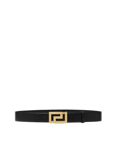 Versace Greca Leather Belt 1.6" | Thumbnail 1 Versace Greca Leather Belt 1.6" | Thumbnail 1