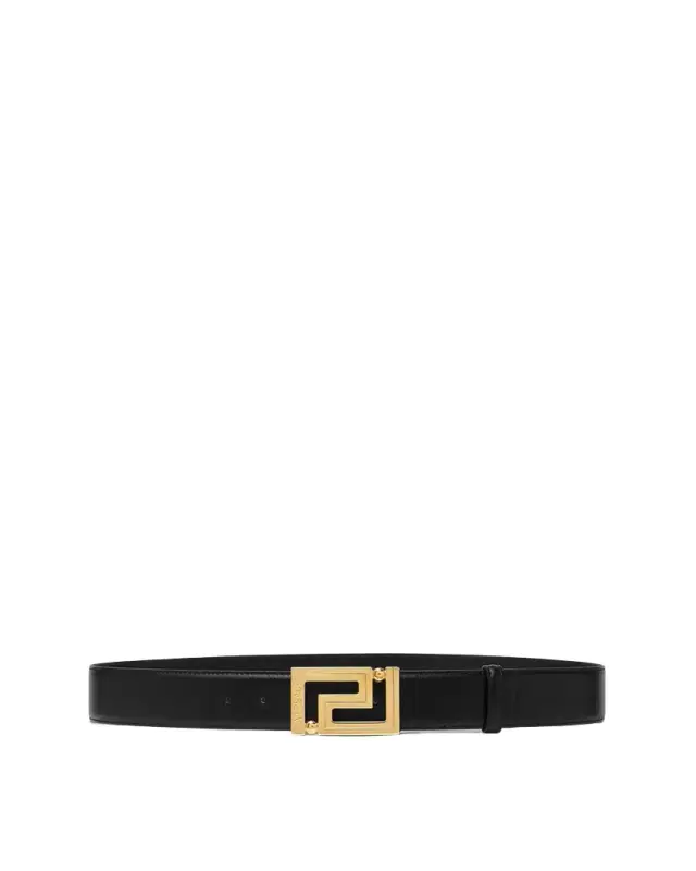 Greca Leather Belt 1.6"