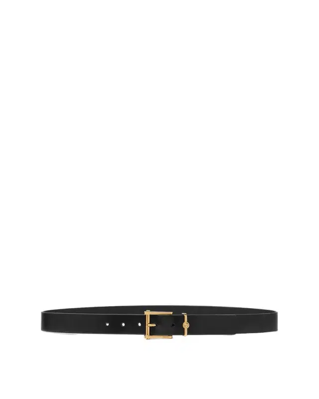 Versace Column Leather Belt 1.2"