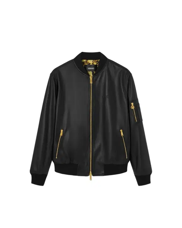 Versace Leather Bomber