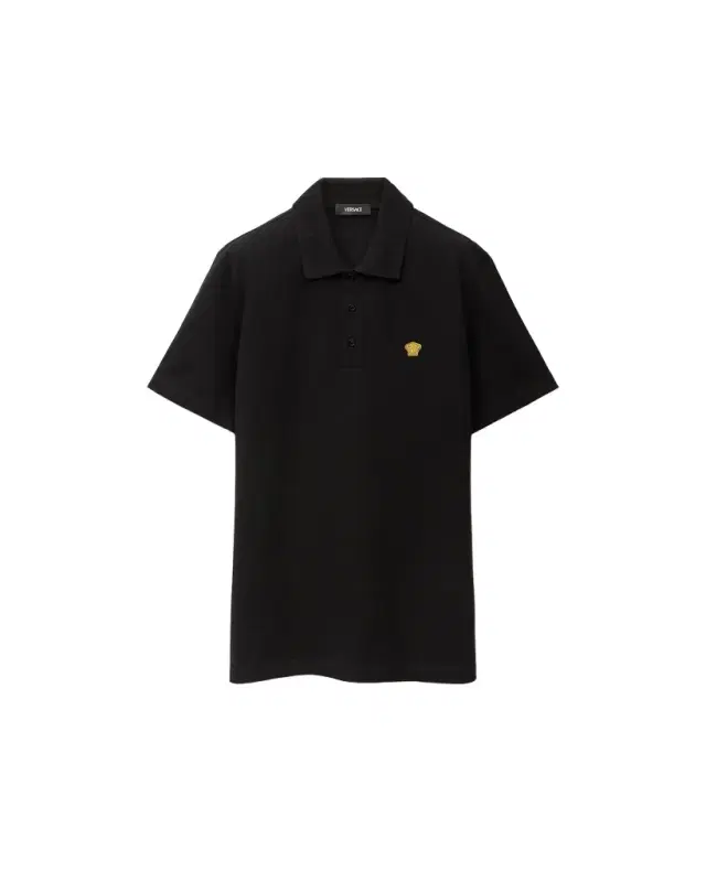 Versace Embroidered Cotton Piqué Polo