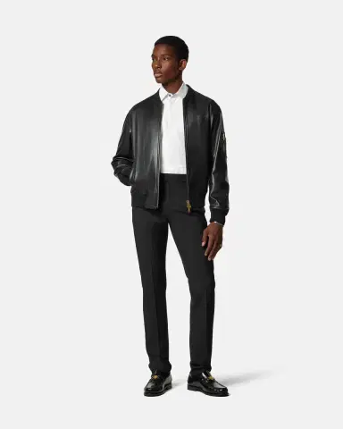 Versace Embroidered Cotton-Poplin Evening Shirt | Thumbnail 2 Versace Embroidered Cotton-Poplin Evening Shirt | Thumbnail 2