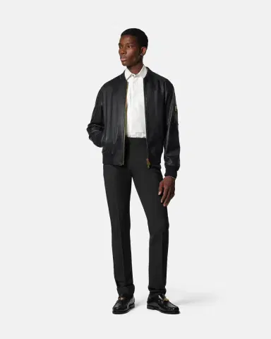 Versace Wool-Mohair Formal Pants | Thumbnail 2