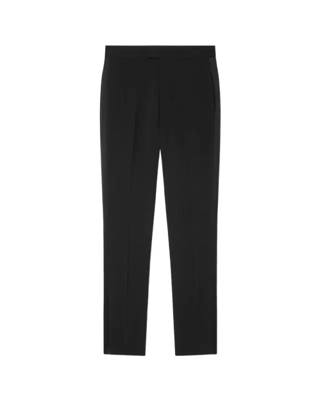 Versace Wool-Mohair Formal Pants