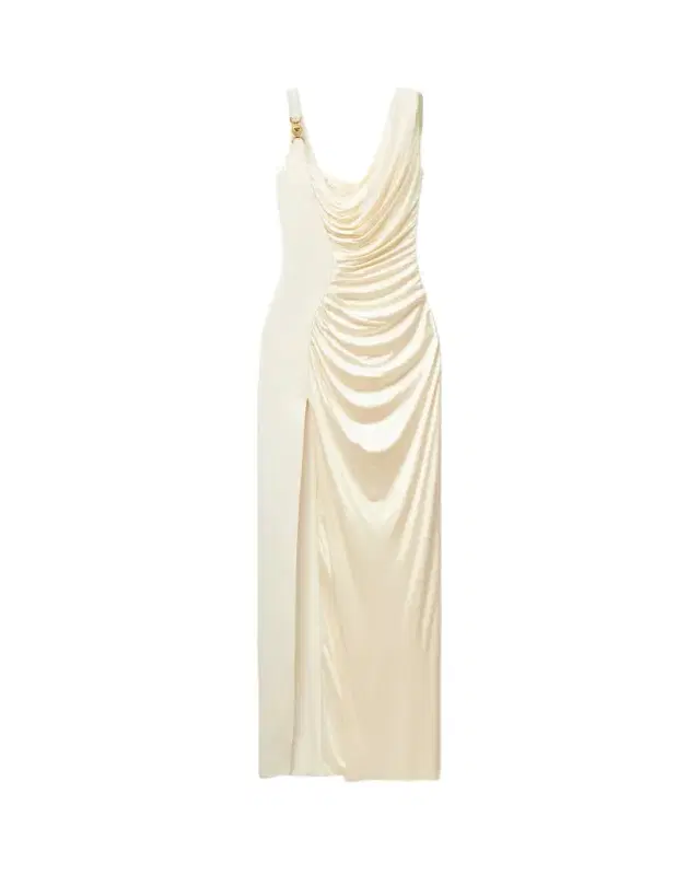 Versace Viscose Liquid Jersey Draped Gown
