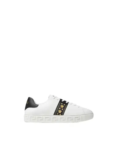 Versace Greca Embellished Nylon Sneakers | Thumbnail 1