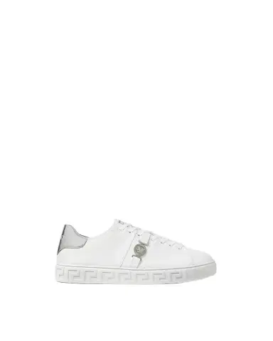 Versace Greca Leather Sneakers | Thumbnail 1 Versace Greca Leather Sneakers | Thumbnail 1
