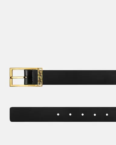 Versace Greca Leather Belt 1.2" | Thumbnail 2