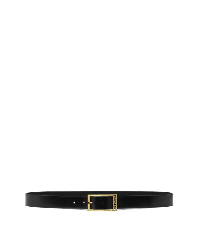 Greca Leather Belt 1.2"