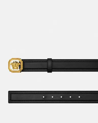 Versace La Medusa Leather Belt 1.4" | Thumbnail 2 Versace La Medusa Leather Belt 1.4" | Thumbnail 2