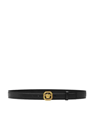 Versace La Medusa Leather Belt 1.4" | Thumbnail 1 Versace La Medusa Leather Belt 1.4" | Thumbnail 1