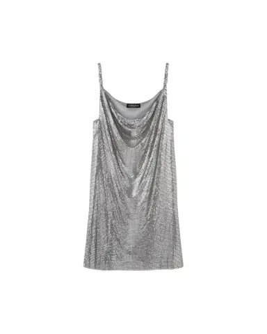 Versace Metal Mesh Slip Mini Dress | Thumbnail 1 Versace Metal Mesh Slip Mini Dress | Thumbnail 1