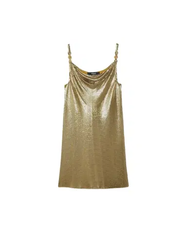 Versace Metal Mesh Slip Mini Dress | Thumbnail 1 Versace Metal Mesh Slip Mini Dress | Thumbnail 1