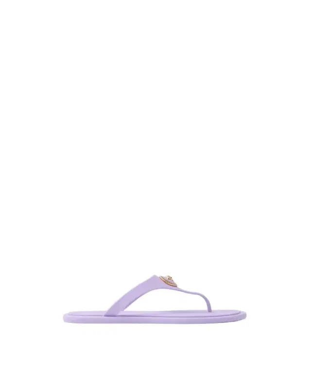 Versace Alia Rubber Flat Sandals