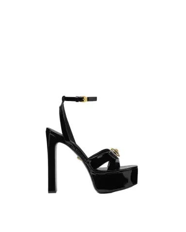 Versace Gianni Ribbon Patent Sandals 140 mm | Thumbnail 1 Versace Gianni Ribbon Patent Sandals 140 mm | Thumbnail 1