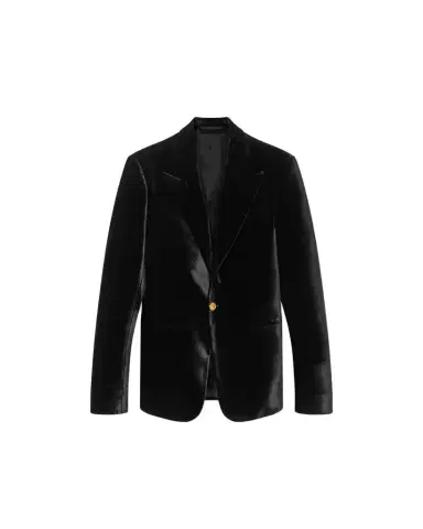 Versace Velvet Single-Breasted Blazer | Thumbnail 1 Versace Velvet Single-Breasted Blazer | Thumbnail 1