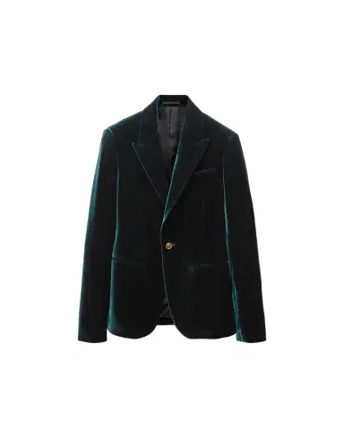 Versace Viscose Velvet Blazer | Thumbnail 1 Versace Viscose Velvet Blazer | Thumbnail 1