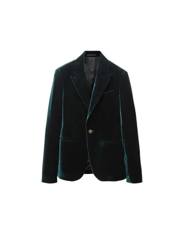 Versace Viscose Velvet Blazer