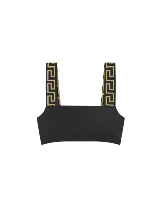 Versace Jacquard Bikini Top