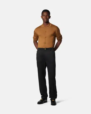 Versace Cotton-Gabardine Chino Pants | Thumbnail 2 Versace Cotton-Gabardine Chino Pants | Thumbnail 2