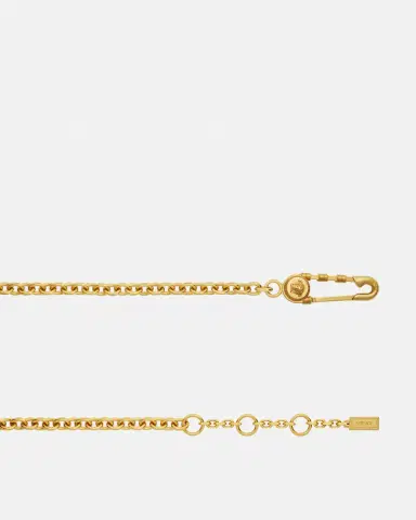 Versace Safety Pin Chain Belt 0.8" | Thumbnail 2 Versace Safety Pin Chain Belt 0.8" | Thumbnail 2