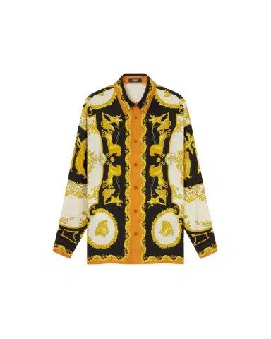 Versace Printed Silk Twill Regular Shirt | Thumbnail 1