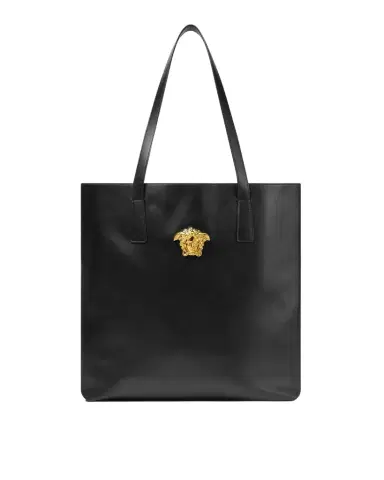 Versace La Medusa Leather Tote | Thumbnail 1