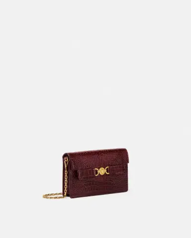 Versace Medusa '95 Croc-Effect Clutch | Thumbnail 2