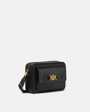 Versace Medusa Biggie Leather Messenger Bag | Thumbnail 2 Versace Medusa Biggie Leather Messenger Bag | Thumbnail 2