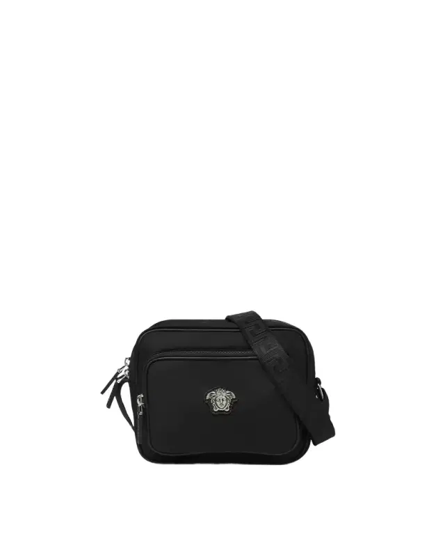 Versace La Medusa Nylon Messenger Bag