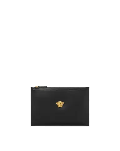 Versace La Medusa Leather Pouch | Thumbnail 1 Versace La Medusa Leather Pouch | Thumbnail 1