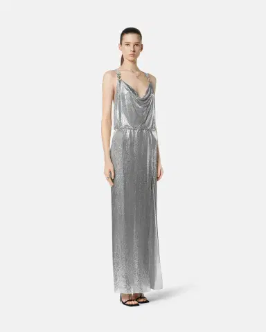 Versace Metal Mesh Gown | Thumbnail 2 Versace Metal Mesh Gown | Thumbnail 2
