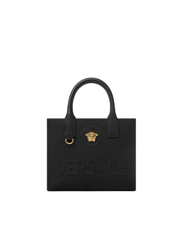 Versace La Medusa Mini Canvas Tote
