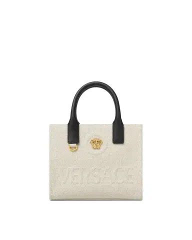 Versace La Medusa Mini Canvas Tote | Thumbnail 1